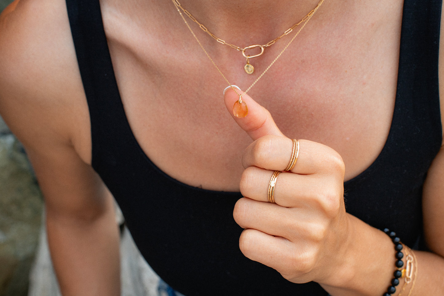 Citrine Pendant – Joy & Abundance