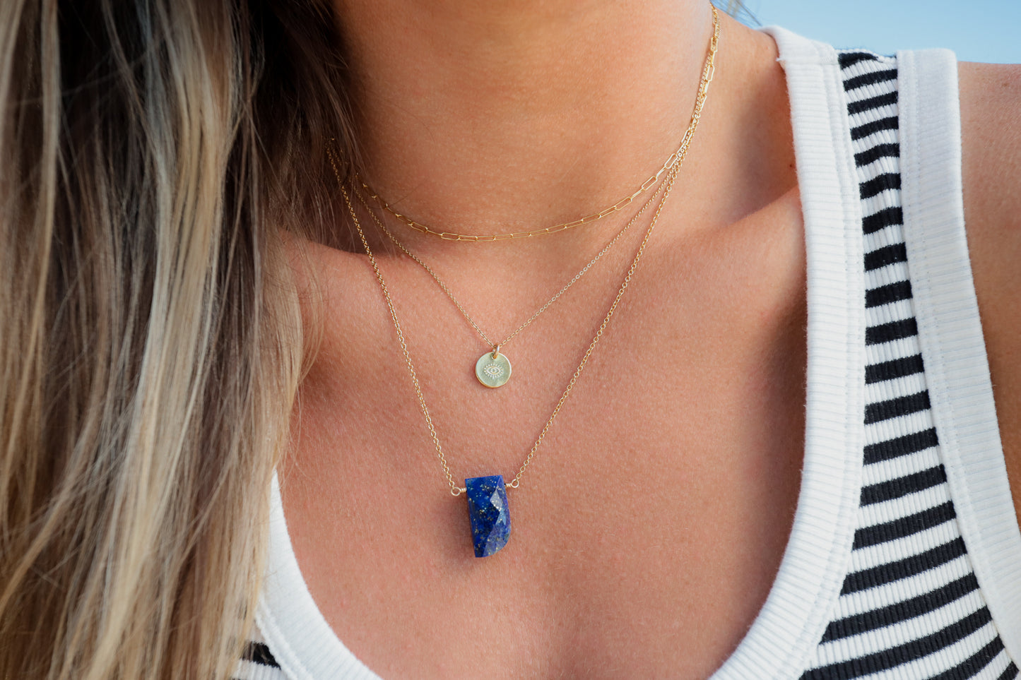 Paperclip necklace - 14K gold filled