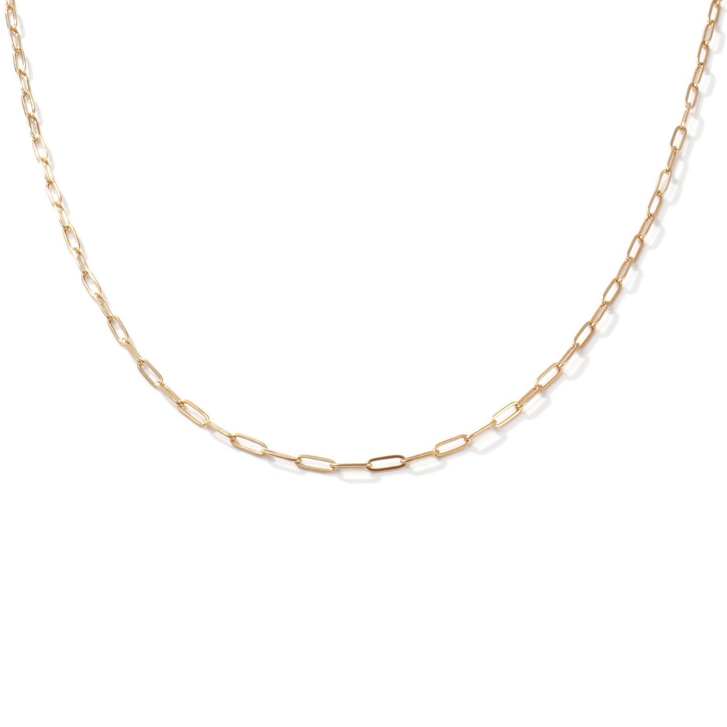Paperclip necklace - 14K gold filled