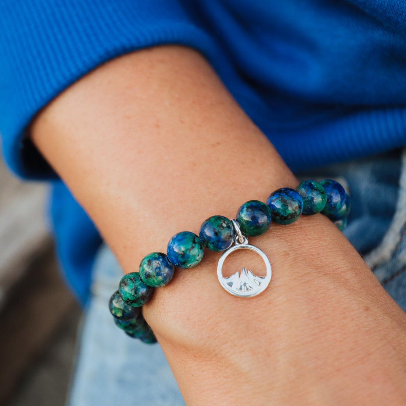 Chrysocolla Mountain Bracelet