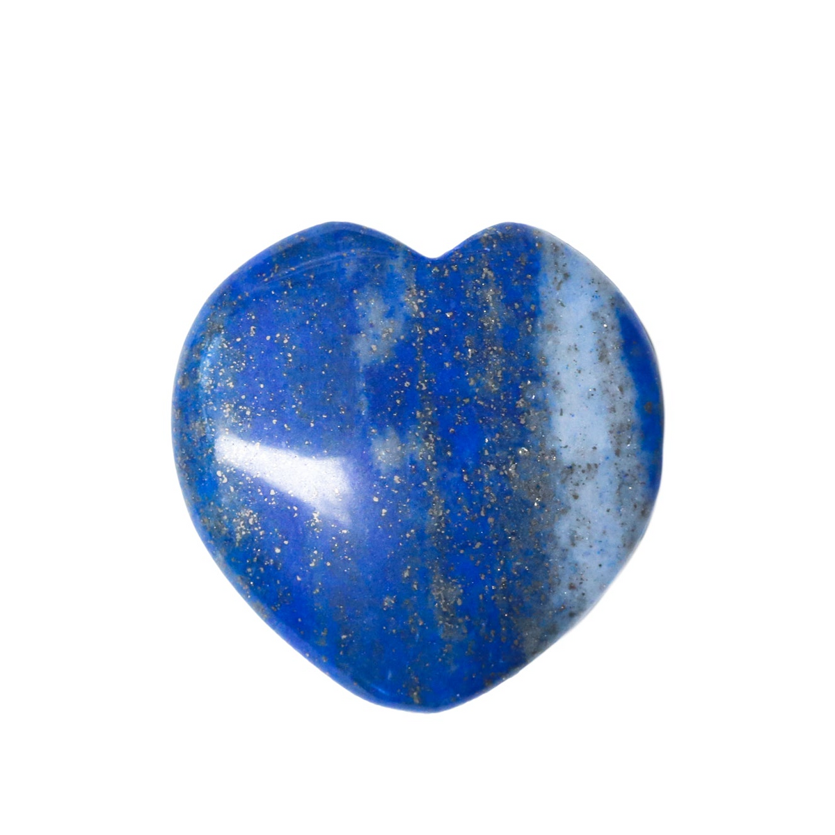 a blue heart shaped object on a white background