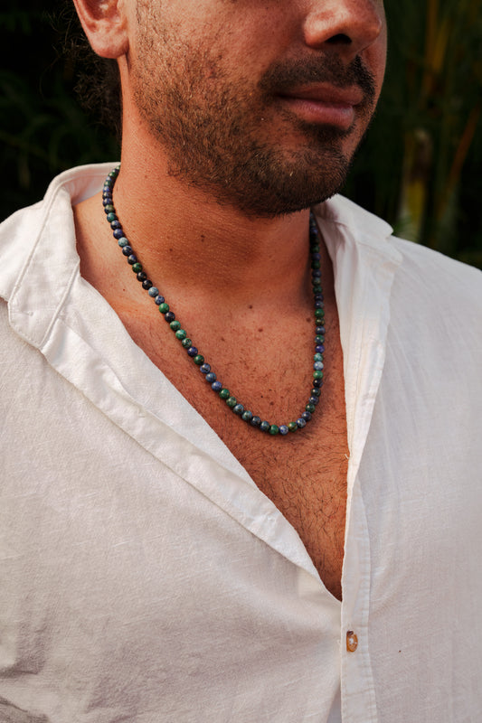 Men's Chrysocolla Necklace