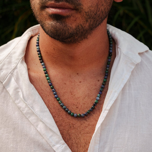 Men's Chrysocolla Necklace