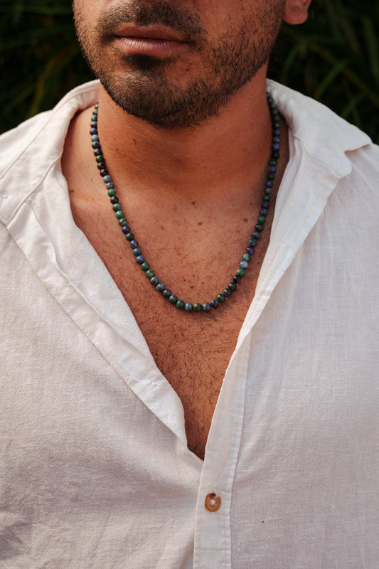 Men's Chrysocolla Necklace