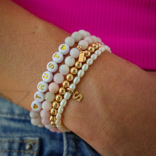 Affirmation bracelets - Gold - Wholesale