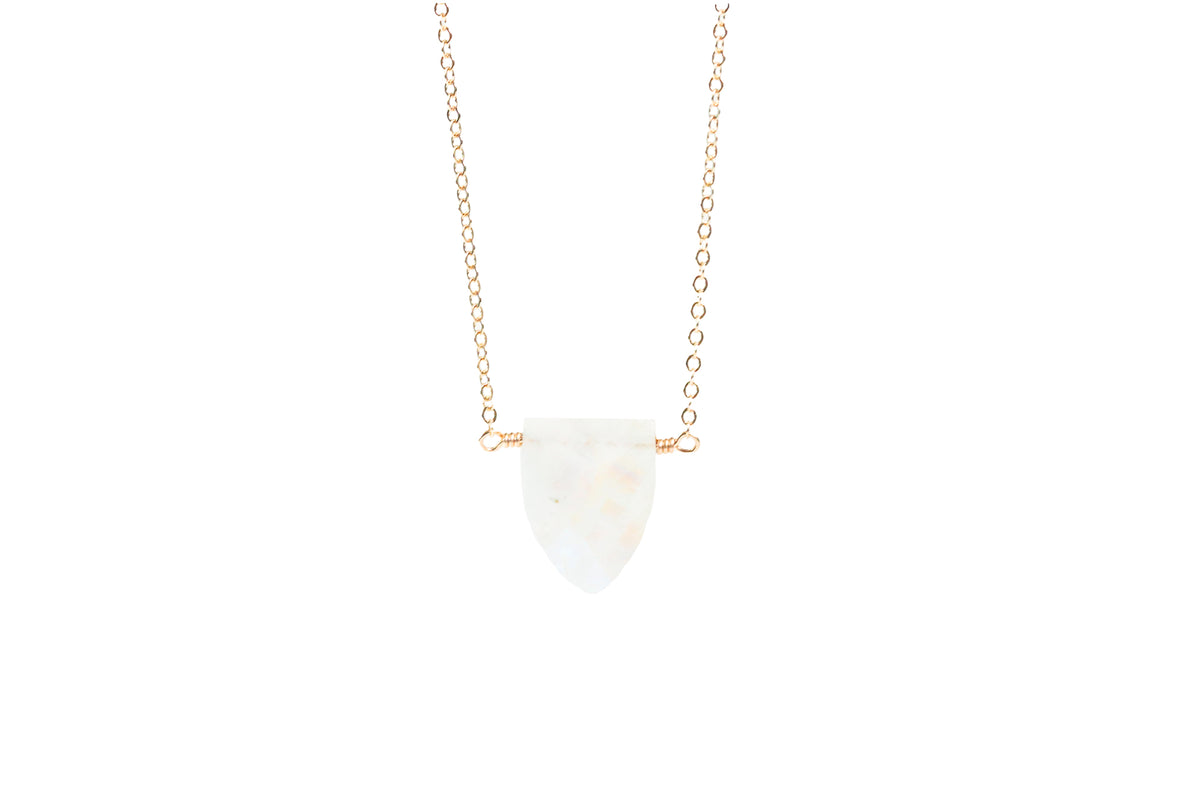Moonstone pendant - 14K gold filled