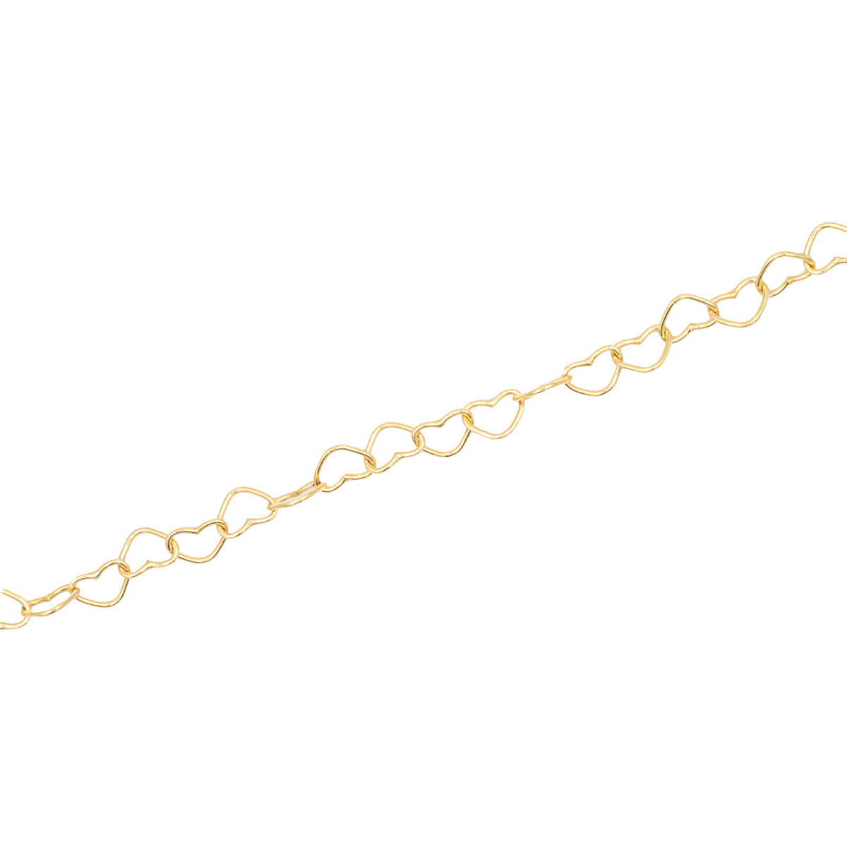 Adjustable heart bracelet - 14K Gold filled