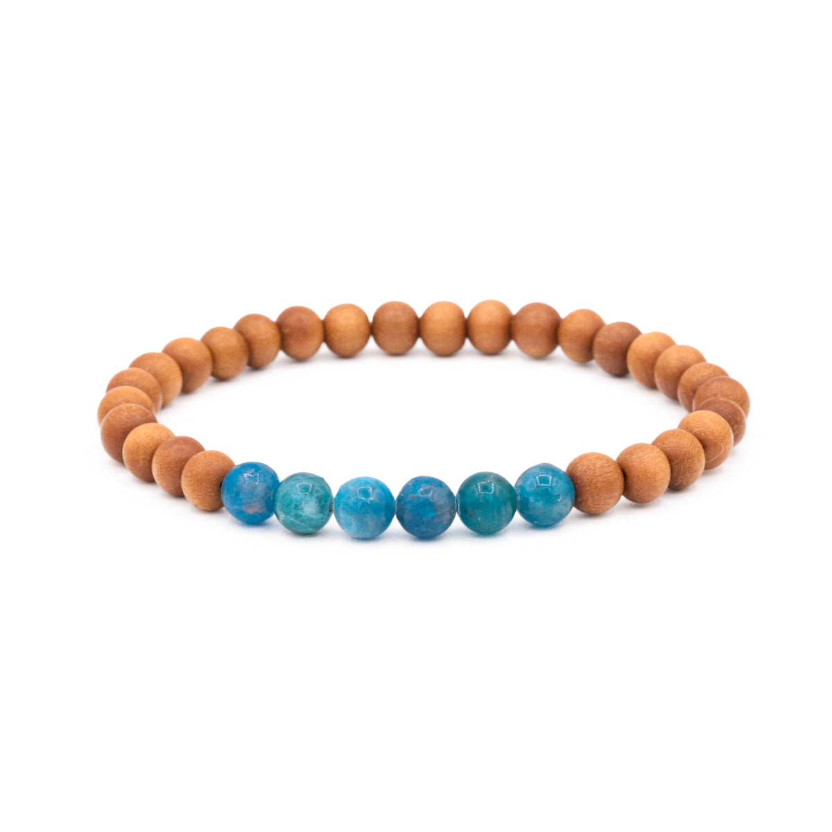 Apatite Wooden Bracelet