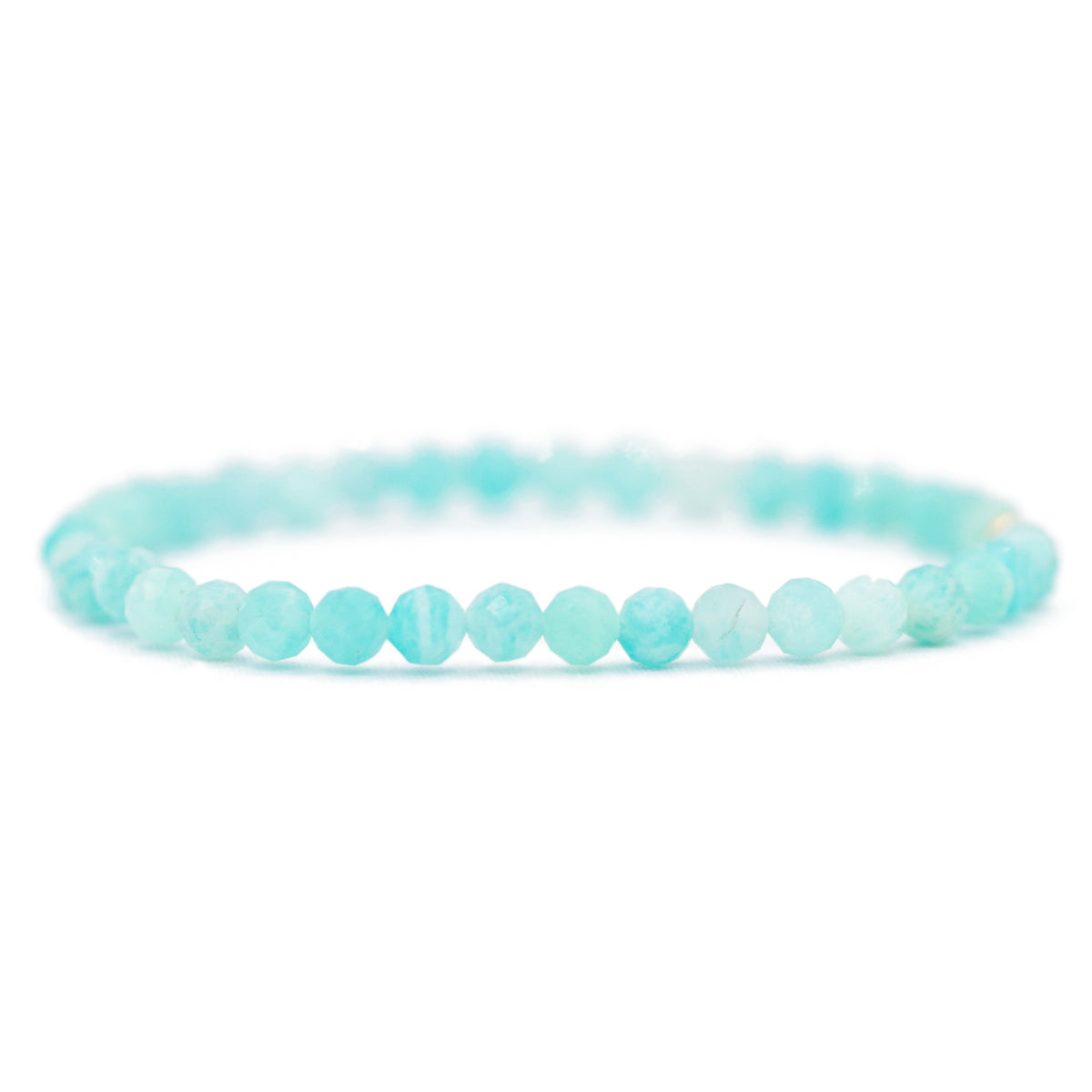 Amazonite 4mm faceted round