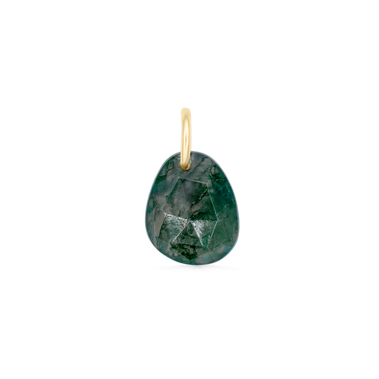 Moss Agate Pendant – Growth & Harmony