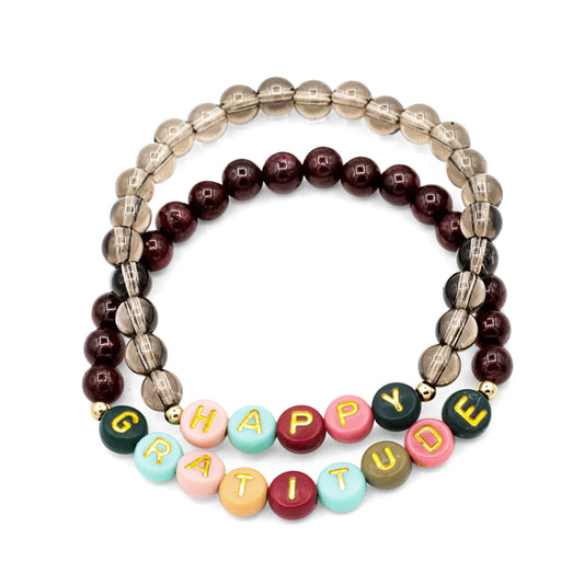 Affirmation bracelets - Fall