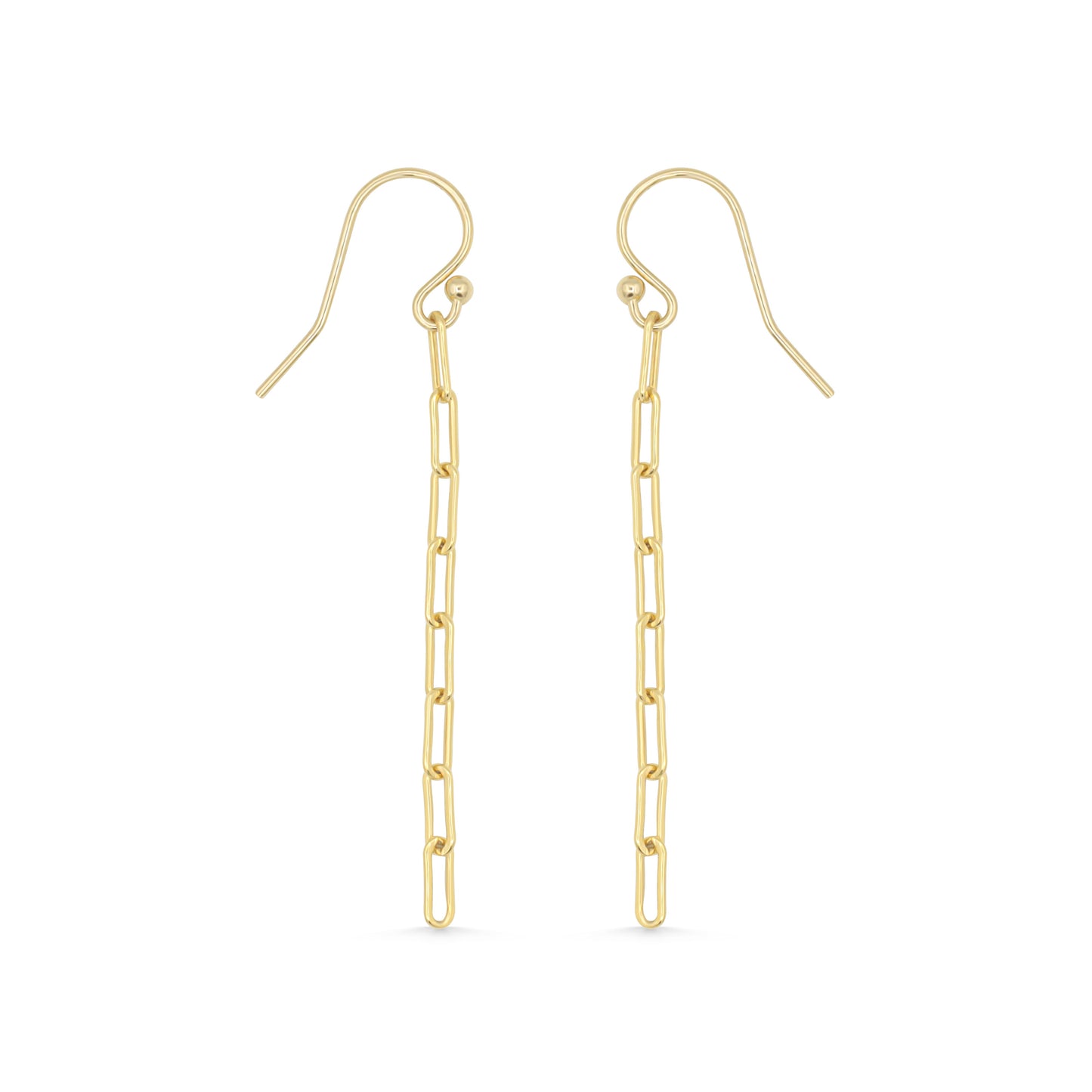 Long Paperclip Earrings - Wholesale