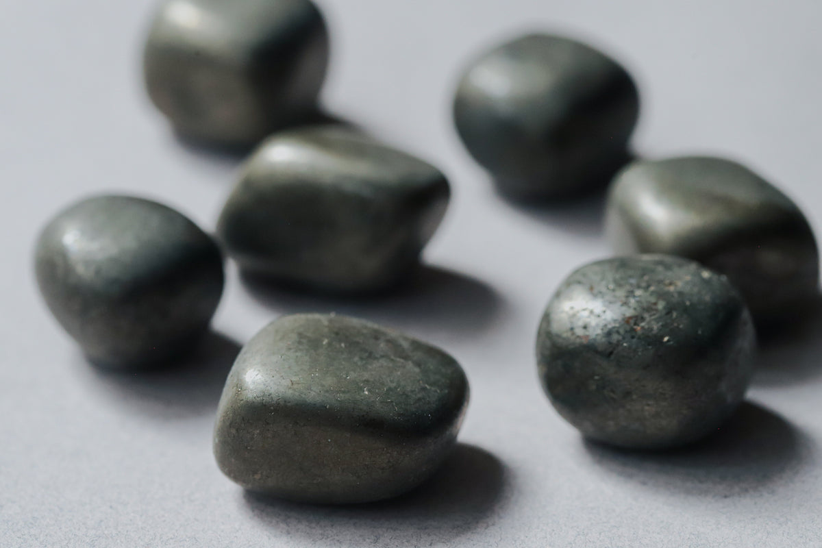 Smooth Pyrite tumbled  [Pack of 10]