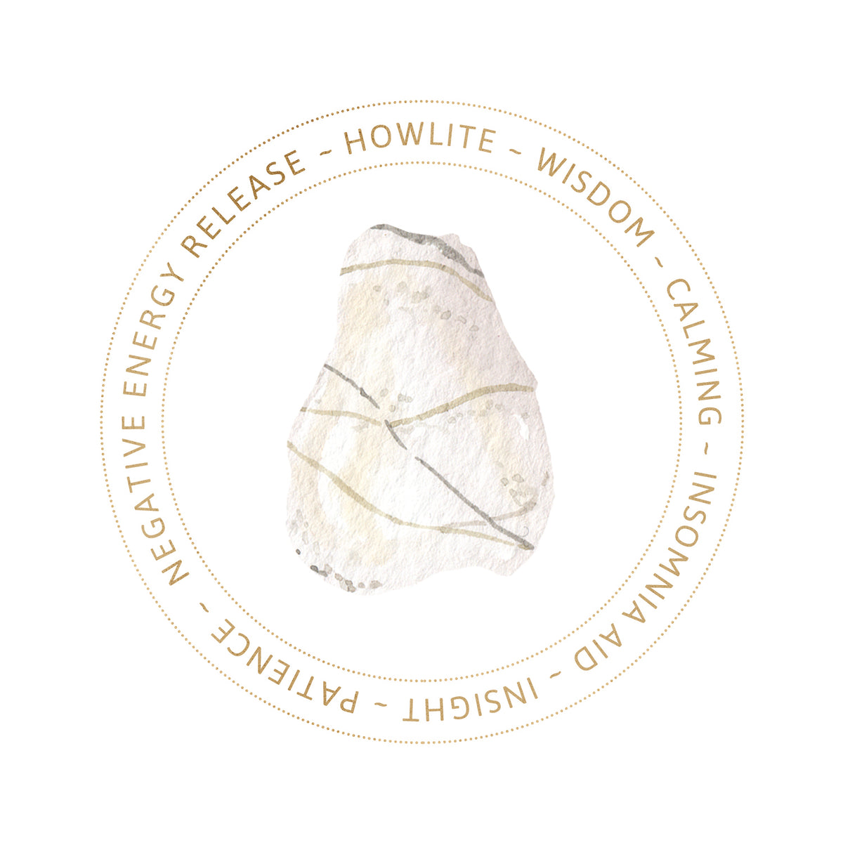 Comfort Stone - Howlite (5 pack)