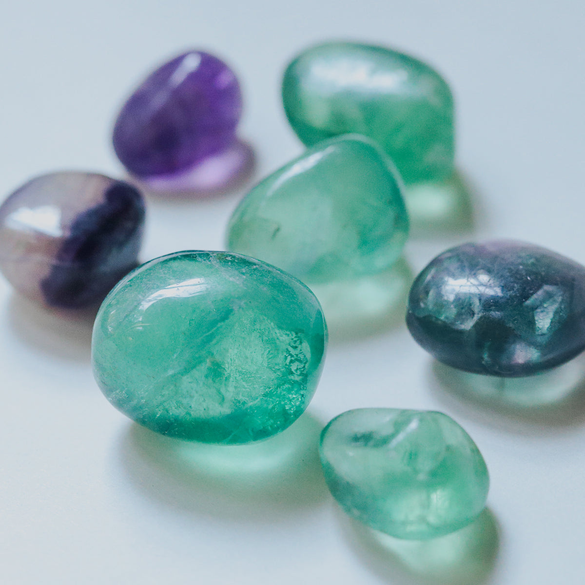 Fluorite tumbled (10 pack)