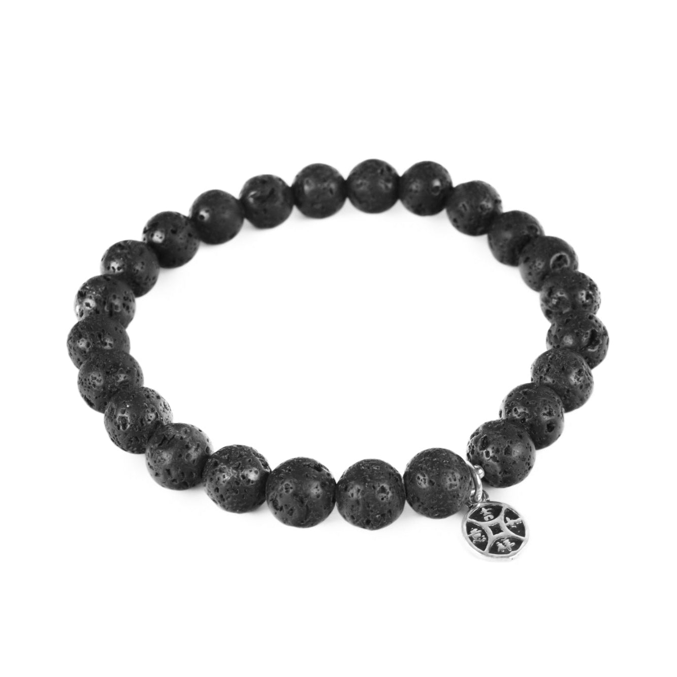 Men's Lava Bracelet Sterling Silver