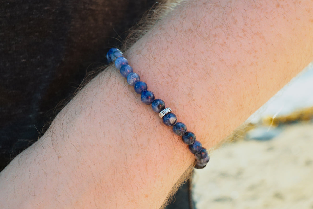 Men&#39;s Sodalite Sterling Silver