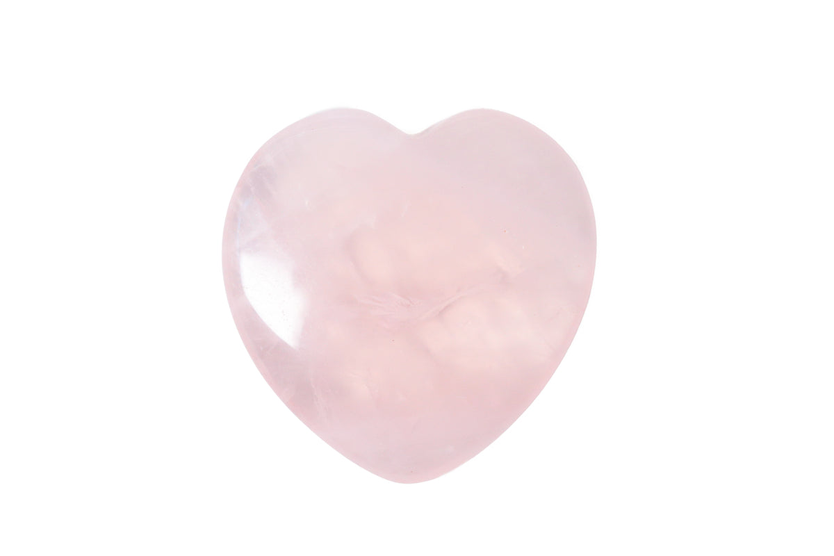 Mini heart - Rose Quartz (5 pack)