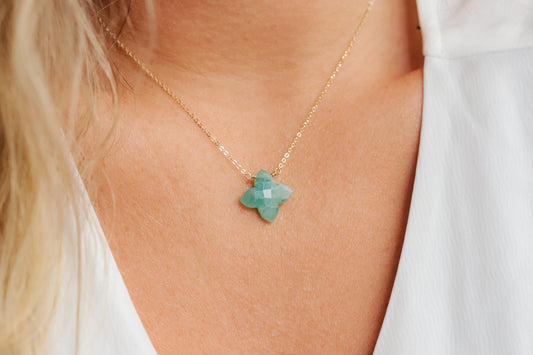 Amazonite pendant necklace