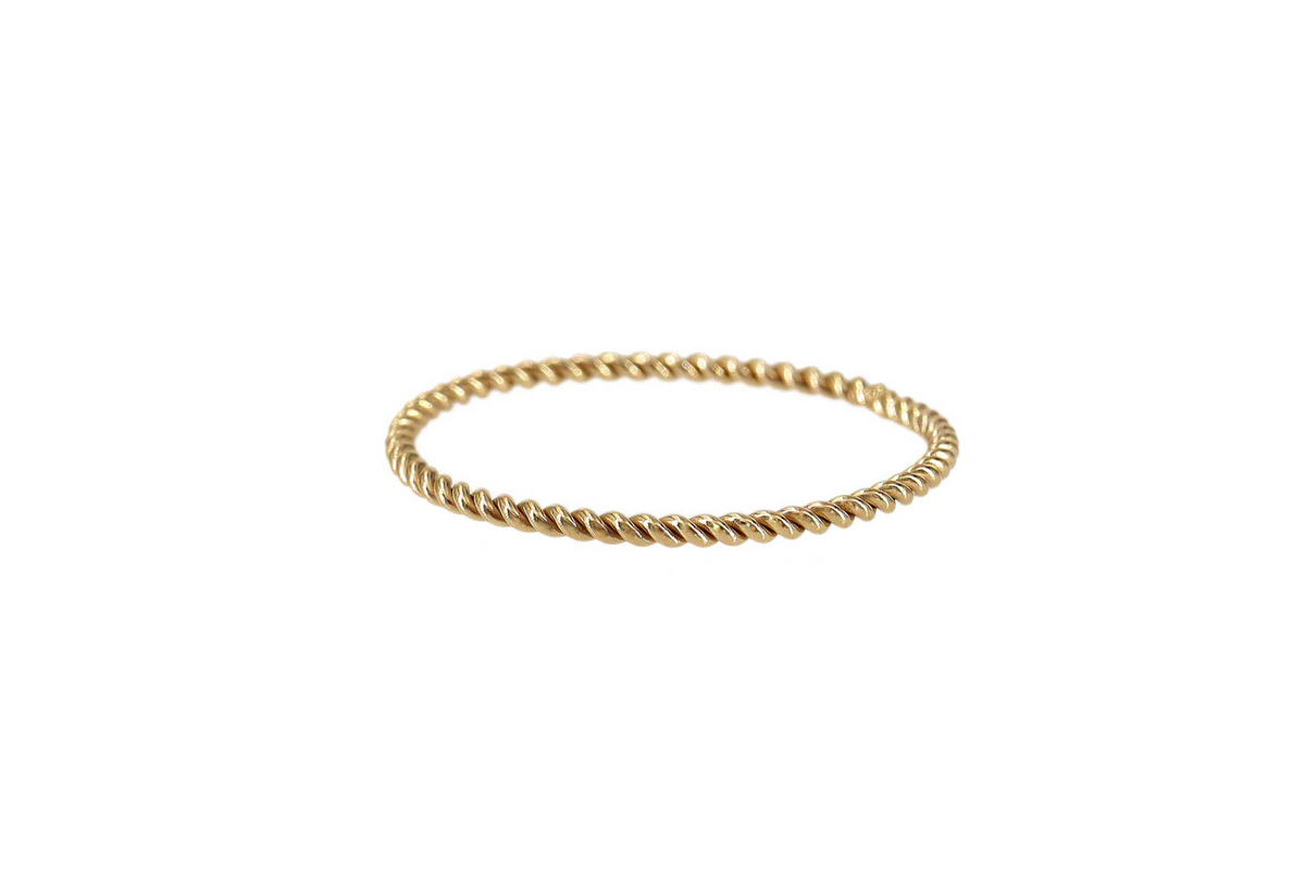 Rope Ring - 14K Gold Filled